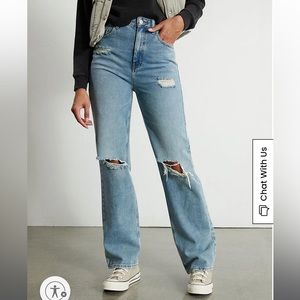 PacSun Light Blue Ripped ‘90s Boyfriend Jeans